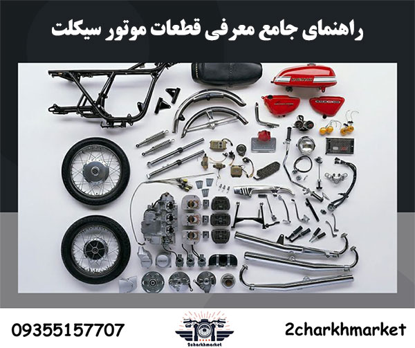 راهنمای جامع معرفی اجزا یا قطعات موتور سیکلت